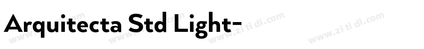 Arquitecta Std Light字体转换